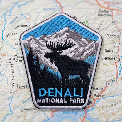Denali National Park Patch – embroidered iron-on patch