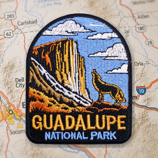 Guadalupe Mountains National Park Patch – embroidered iron-on patch