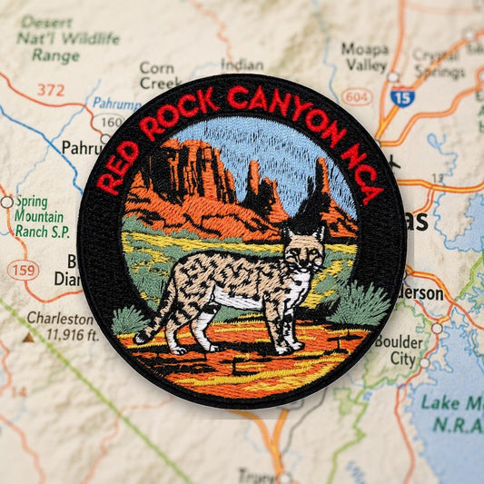 Red Rock Canyon Patch – embroidered iron-on patch