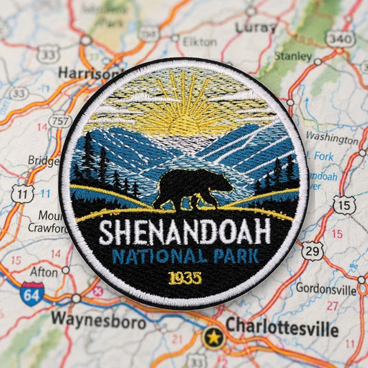 Shenandoah National Park Patch – embroidered iron-on patch
