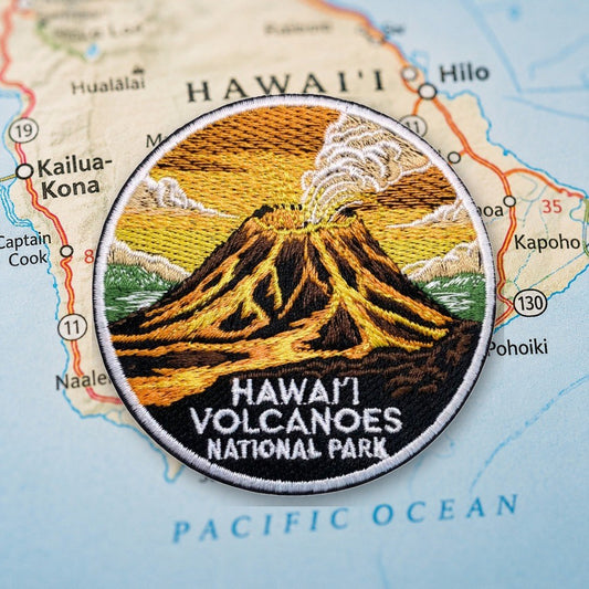 Hawaii Volcanoes National Park Patch – embroidered iron-on patch