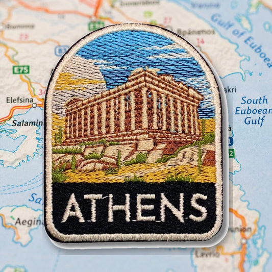 Athens Greece Patch – embroidered iron-on patch
